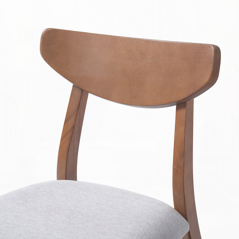 Ensemble de 4 chaises scandinaves modernes, Brun clair / gris, Brun clair / gris