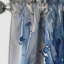 Rideau abstrait occultant à motif abstrait V Classic Blue Waves V - Fractals-107808790
