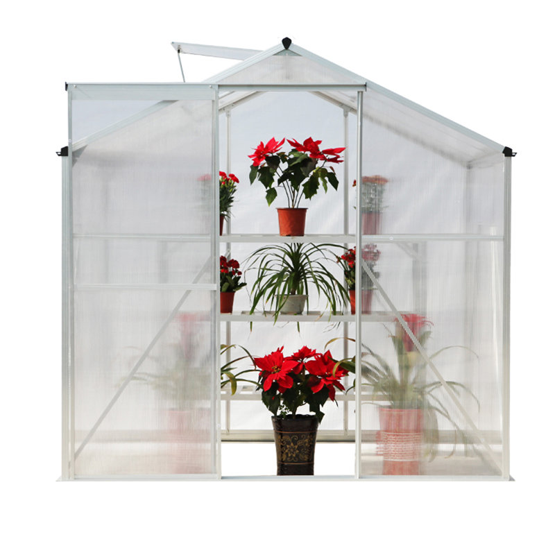Greenhouse with Base and Window, White