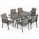 6 - Person Rectangular Outdoor Dining Set With Armchairs