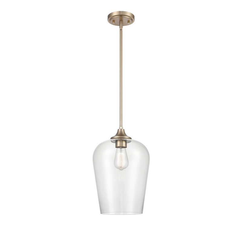 Luminaire suspendu à pot 1 lumière Scarlett-Leigh, H 62 po x l 5 po x P 5 po