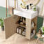 Meuble-lavabo flottant simple 21,6 po avec dessus Lynice-1476863679-1476863673