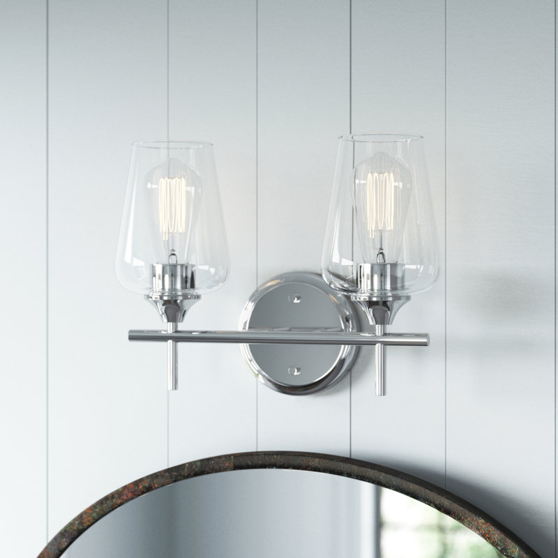 Whalley Dimmable Bathroom Vanity Light, Chrome, 3