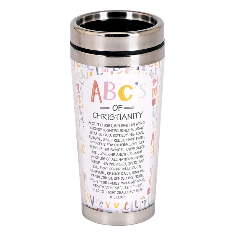 16 oz. Tasse de voyage isolée en acier inoxydable
