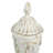Pedestal Vase with Lid - 8.5x8.5x17"
