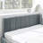 Full Size Velvet Upholstered Tufted Bed Frame with Comfortable Backrest and Armrests for Bedroom and Living Room-114571679