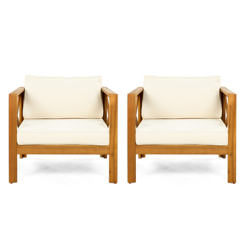 Mobilier de patio 2 pièces (beige), Beige