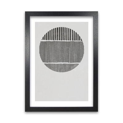 Mid Century Black And White - Print