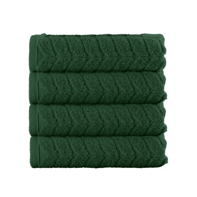 Elegant Comfort 100% Turkish Cotton 4-Piece Towel Set – Ultra Soft, Highly Absorbent, Quick Dry Bathroom Towels