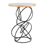 Olympus Solid Wood Top Accent Table