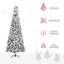 Arbre de Noël artificiel enneigé 7,5 pi-313306202