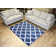 Woodway Geometric Navy Blue Area Rug