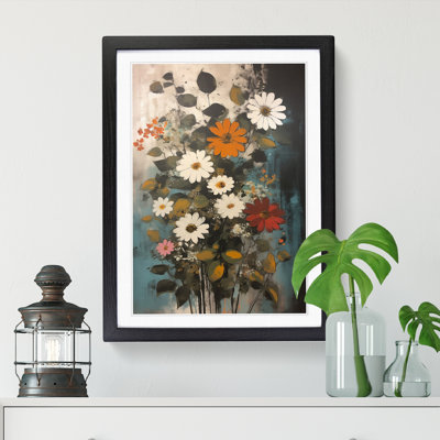 FRM-V0523-920X Flowers Mid Century Style Vol.1 - Picture Frame Print