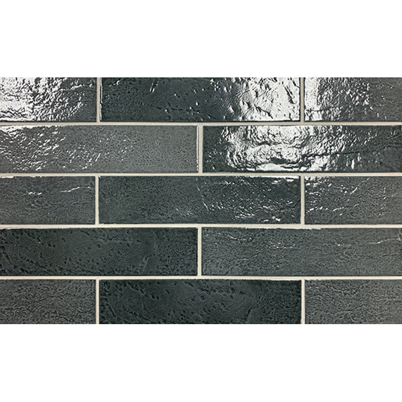 2" x 10" Porcelain Tile, Charcoal