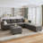 Tremee 7-Seater Upholstered Reversible Sectional-86755852