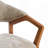 Marvelle Modern Contemporary Chenille Upholstered Armchair with Bent Wood Frame-1518284246