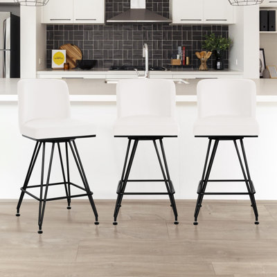 Tabouret de comptoir pivotant 26 po Julie
