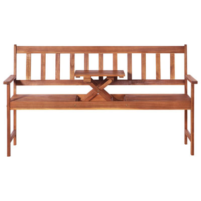 Garnich Solid Wood Acacia Outdoor Bench