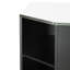 Armoire de rangement d'extérieur en métal avec plateau en acier inoxydable