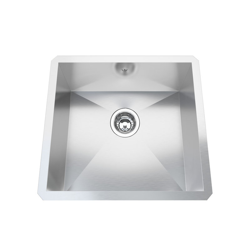 19.69'' L Single Bowl Stainless Steel Kitchen Sink
