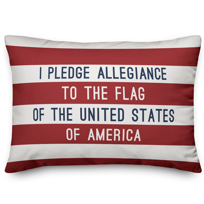  Coussin lombaire Pledge of Allegiance, Intérieur