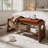 Solid wood shoe benches, leather or linen seat, double-tiered shelf design, flip-up storage-469693245-460349071-459736703