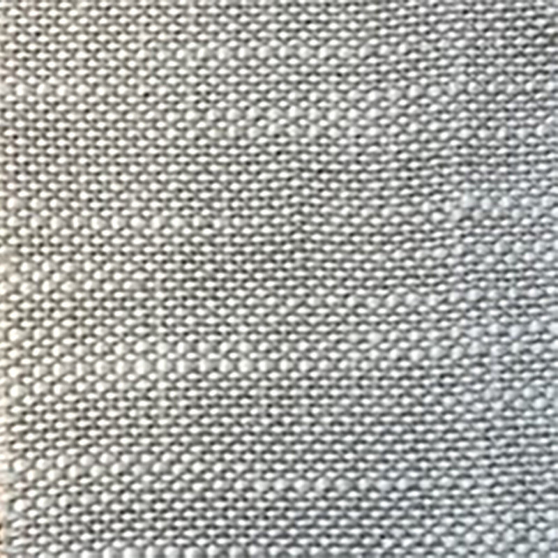 Haley Teak Patio Sofa with Cushions, Rollo Silver InsideOut® Linen, Natural Teak, No welt + Standard fill