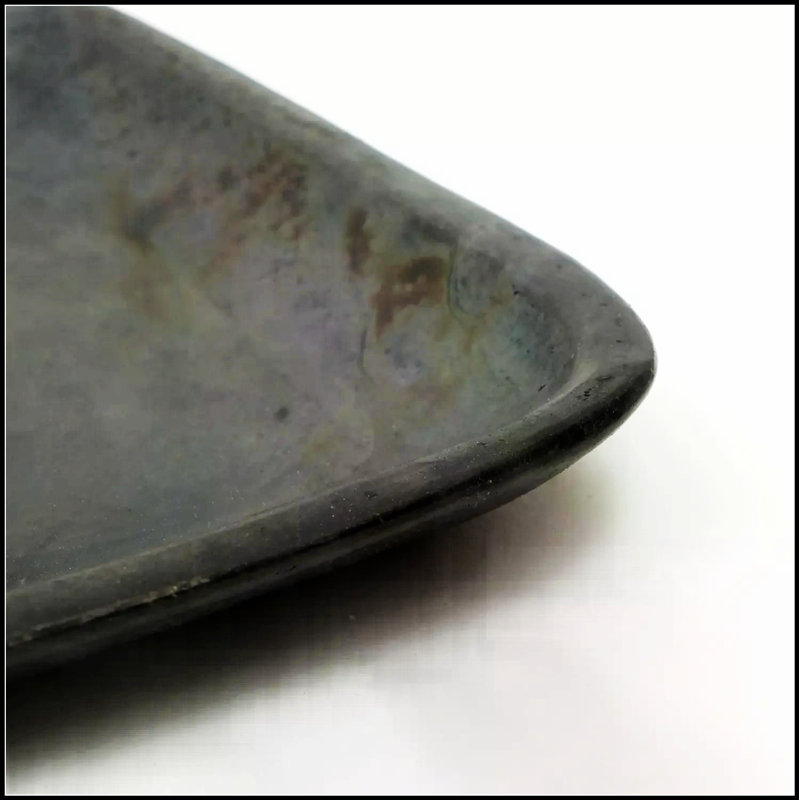 Assiette carrée Union Rustic Lekisa Stone