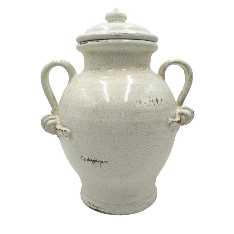 Vase de table en porcelaine Zyhra, Blanc