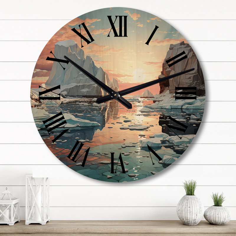 Horloge murale Raylee, Grand