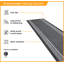 Runner Solid Colour Looped / Hooked Area Rug-996667195