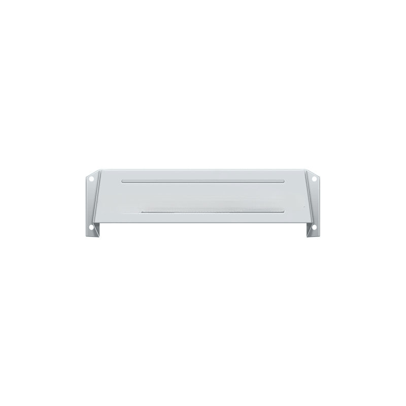 Deltana MSH158U26 Letter Box Hood; Bright Chrome Finish, Bright Chrome