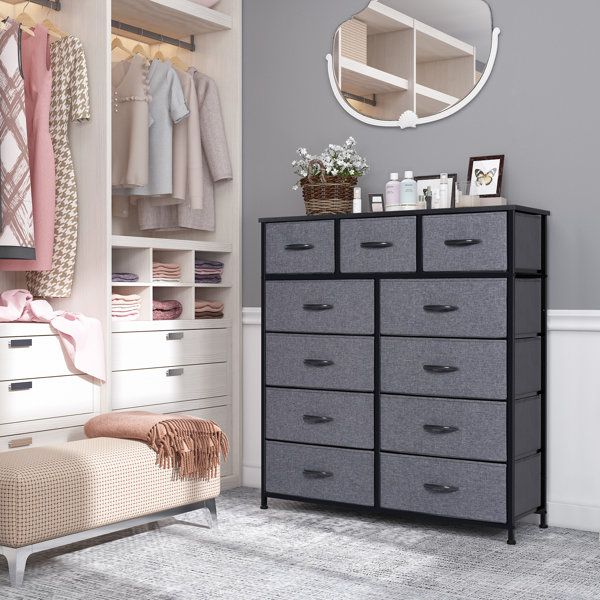 4-Drawer Dresser, Soft White Closet organizer Muebles para