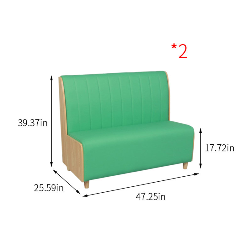 Banc de salle à manger simple et élégant en similicuir