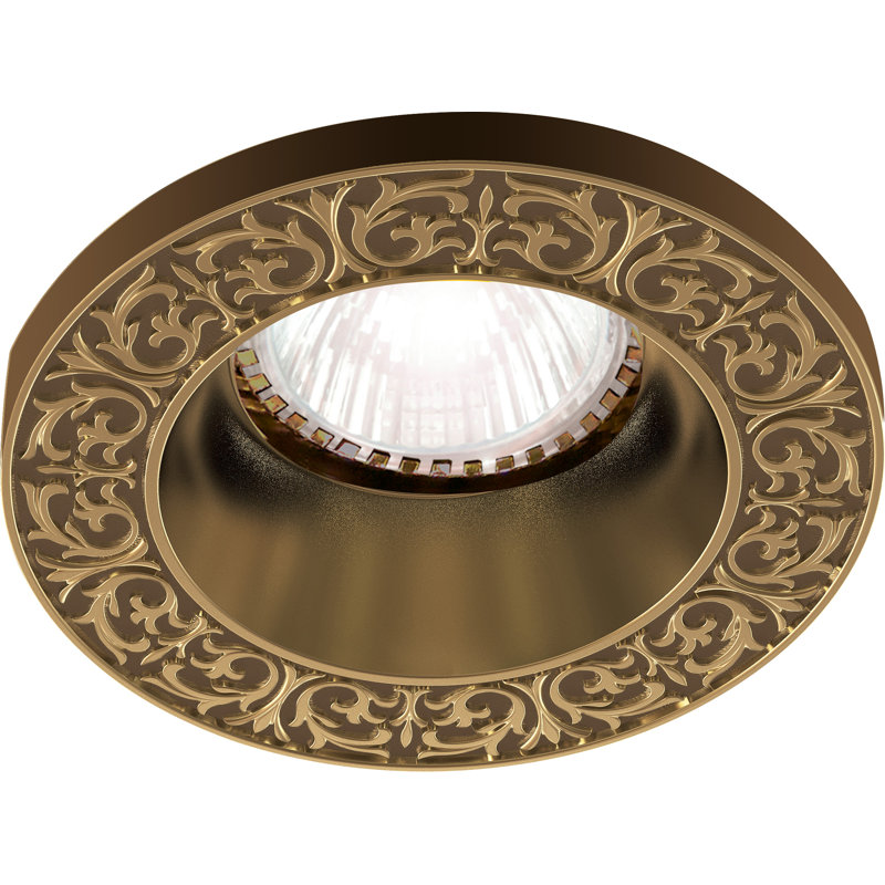 Fluellen 7.5cm Decorative Recessed Trim, Copper