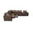 Nangonpraiton Leather Match Power Recline Sectional-1469506926