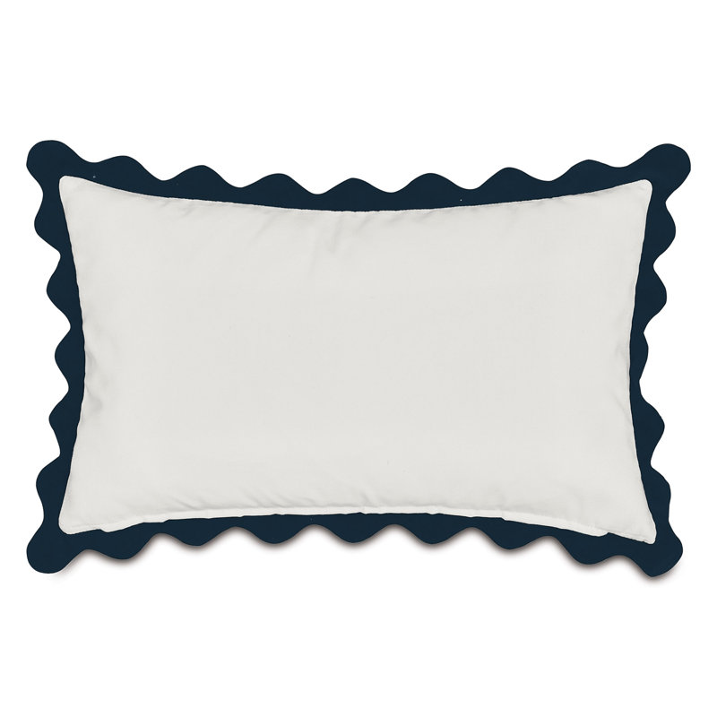 Animal Print Lumbar Indoor / Outdoor Pillow Cover & Insert, White/Red/Blue