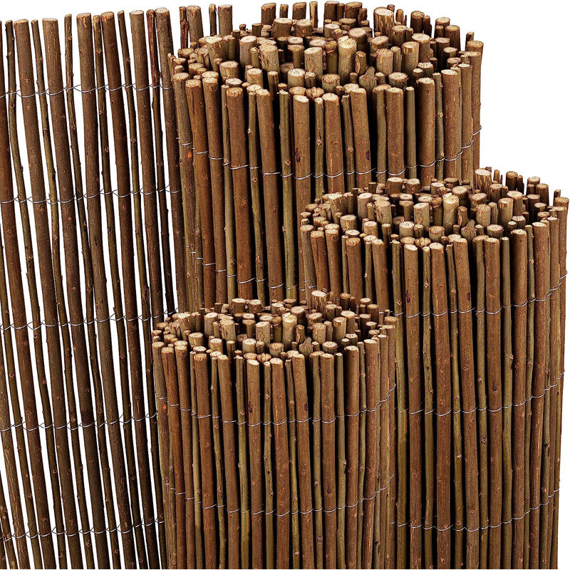Acisclo Premium Willow Fencing Screening Rolls, 150cm H x 400cm W x 1.5cm D