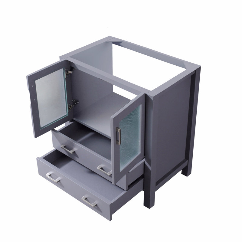 Meuble-lavabo de salle de bain 30 po X P 18,25 po D, Gris