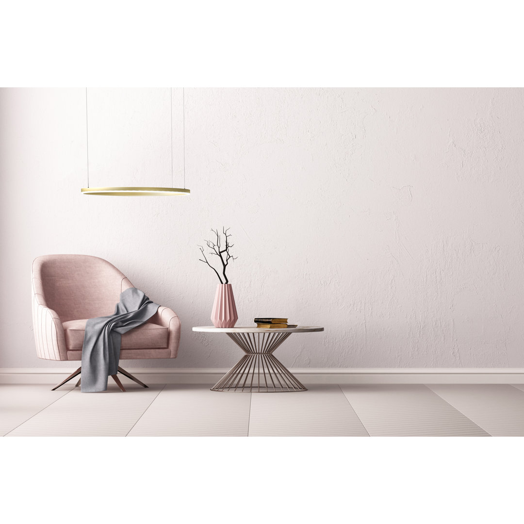 1 - Light LED Crystal Pendant
