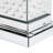 Modern Mirrored Side Table With LED Lights And Crystal Inlay For Living Room