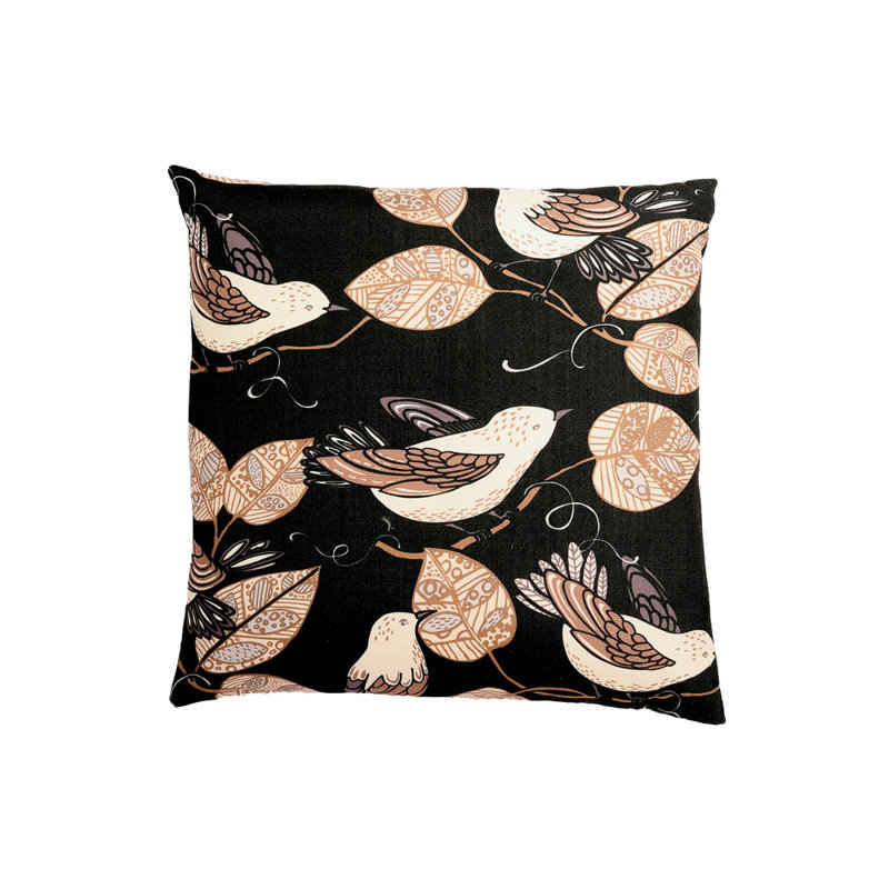 Coussin Berlin, Marron foncé, Housse de coussin seulement - sans coussin