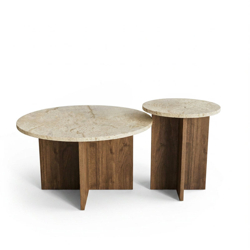 Ensemble de tables basses Terra Modern l 28 po x H 16 po x P 28 po