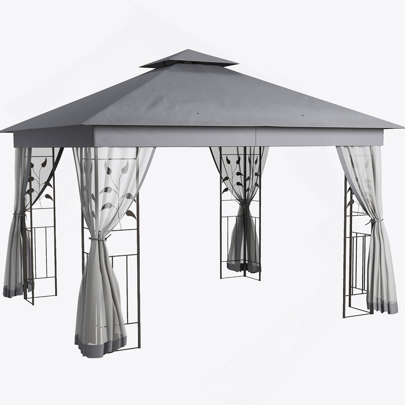 Abri de jardin en métal 10 po x 11,5 po Outsunny