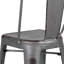 Commercial Grade Distressed Metal Indoor-Outdoor Counter Height Stool with Back-1728823592-1728823599