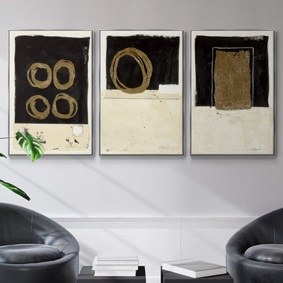 «Debout fort I», reproduction sur toile 3 pièces