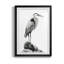 Shoreline Heron In B&W I - reproduction de cadre photo-60284138-60284143