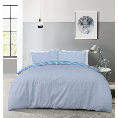 Renita Polyester Geometric Shapes Duvet Cover Set with Pillowcases Included