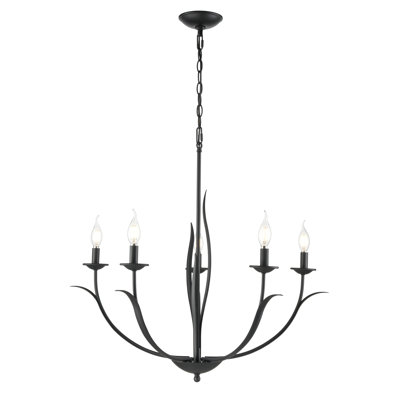 Charlize Chandelier - Matte Black