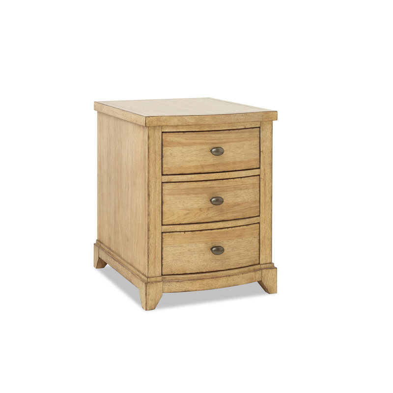 Table de bout avec rangement Mya, Brun clair